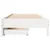 Produktbild 4 för Sängram utan madrass vit 100x200 cm massiv furu