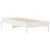 Produktbild 5 för Sängram utan madrass vit 90x190 cm massiv furu