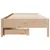 Produktbild 4 för Sängram utan madrass 75x190 cm massiv furu