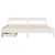 Produktbild 4 för Sängram utan madrass vit 200x200 cm massiv furu