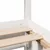 Produktbild 10 för Sängram utan madrass vit 160x200 cm massiv furu