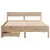 Produktbild 4 för Sängram utan madrass 120x200 cm massiv furu