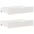 Produktbild 6 för Sängram utan madrass vit 120x200 cm massiv furu