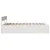 Produktbild 7 för Sängram utan madrass vit 120x200 cm massiv furu