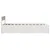 Produktbild 7 för Sängram utan madrass vit 100x200 cm massiv furu