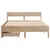 Produktbild 4 för Sängram utan madrass 140x190 cm massiv furu