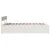 Produktbild 7 för Sängram utan madrass vit 140x190 cm massiv furu