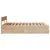 Produktbild 7 för Sängram utan madrass 120x190 cm massiv furu