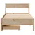 Produktbild 4 för Sängram utan madrass 90x190 cm massiv furu