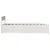Produktbild 7 för Sängram utan madrass vit 75x190 cm massiv furu