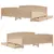 Produktbild 9 för Sängram utan madrass 200x200 cm massiv furu