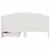 Produktbild 4 för Sängram utan madrass vit 150x200 cm massiv furu
