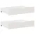 Produktbild 6 för Sängram utan madrass vit 120x200 cm massiv furu