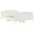 Produktbild 8 för Sängram utan madrass vit 135x190 cm massiv furu