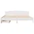 Produktbild 4 för Sängram utan madrass vit 200x200 cm massiv furu