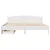 Produktbild 4 för Sängram utan madrass vit 180x200 cm massiv furu