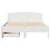 Produktbild 4 för Sängram utan madrass vit 150x200 cm massiv furu
