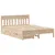 Produktbild 3 för Sängram utan madrass 140x190 cm massiv furu