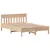 Produktbild 5 för Sängram utan madrass 140x190 cm massiv furu