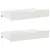Produktbild 6 för Sängram utan madrass vit 140x190 cm massiv furu
