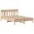 Produktbild 5 för Sängram utan madrass 135x190 cm massiv furu