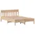 Produktbild 5 för Sängram utan madrass 120x190 cm massiv furu