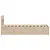 Produktbild 7 för Sängram utan madrass 90x190 cm massiv furu