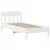 Produktbild 5 för Sängram utan madrass vit 90x190 cm massiv furu