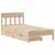 Produktbild 3 för Sängram utan madrass 75x190 cm massiv furu