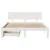 Produktbild 4 för Sängram med lådor vit 135x190 cm massiv furu
