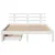 Produktbild 4 för Sängram med lådor vit 150x200 cm massiv furu