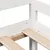 Produktbild 10 för Dagbädd med lådor vit 80x200 cm massiv furu
