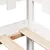Produktbild 10 för Dagbädd med lådor vit 90x200 cm massiv furu