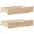 Produktbild 6 för Dagbädd utdragbar med lådor utan madrass 90x190 cm
