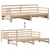 Produktbild 9 för Dagbädd utdragbar med lådor utan madrass 90x190 cm