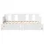 Produktbild 4 för Dagbädd utdragbar med lådor utan madrass vit 80x200 cm
