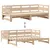 Produktbild 8 för Dagbädd utdragbar med lådor utan madrass 90x190 cm