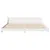 Produktbild 4 för Sängram utan madrass vit 200x200 cm massiv furu