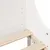 Produktbild 7 för Sängram utan madrass vit 140x190 cm massiv furu