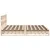 Produktbild 7 för Sängram utan madrass 200x200 cm massiv furu