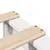 Produktbild 10 för Sängram utan madrass vit 120x190 cm massiv furu