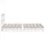 Produktbild 7 för Sängram utan madrass vit 140x190 cm massiv furu