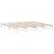 Produktbild 2 för Sängram utan madrass vit 180x200 cm massiv furu