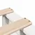 Produktbild 7 för Sängram utan madrass vit 180x200 cm massiv furu