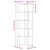 Produktbild 9 för Bokhylla hörn 5 hyllplan betonggrå 50x50x179 cm konstruerat trä