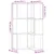 Produktbild 9 för Bokhylla hörn 3 hyllplan svart 50x50x102 cm konstruerat trä