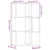 Produktbild 9 för Bokhylla hörn 3 hyllplan brun ek 50x50x102 cm konstruerat trä