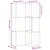 Produktbild 9 för Bokhylla hörn 3 hyllplan åldrat trä 50x50x102cm konstruerat trä