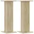 Produktbild 2 för Högtalarställ 2 st sonoma ek 30x30x80 cm konstruerat trä