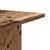 Produktbild 7 för Högtalarställ 2 st åldrat trä 30x30x80 cm konstruerat trä